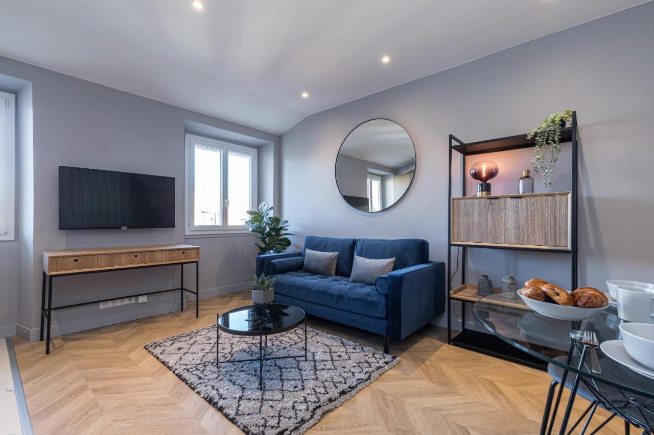 1 Su Ede - Dernier Etage Ascenseur - 1 Min Plage Et Zone Pietonne Nice Buitenkant foto